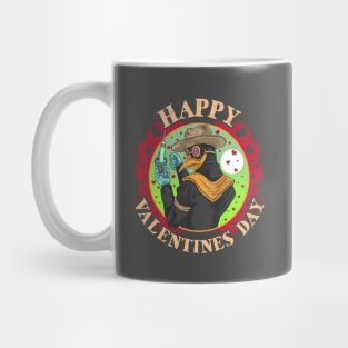 Funny Valentines Day Plague Doctor Mug